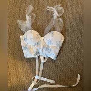 Women’s cropped corset top